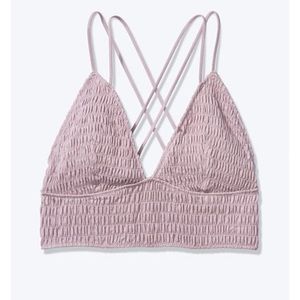 PINK Victoria’s Secret smocked bralette